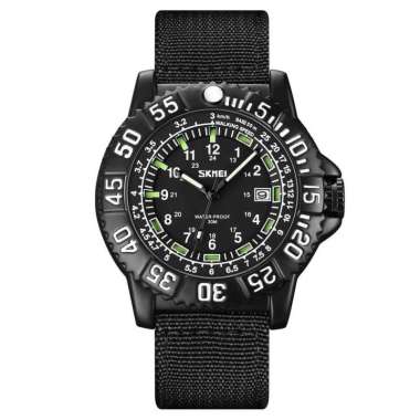 Jam Tangan Analog Pria 9281 Aneh Pria Casual Jarum Divigo Tangam Terbaru Hitam Tali Tgn Kalep Tanga 