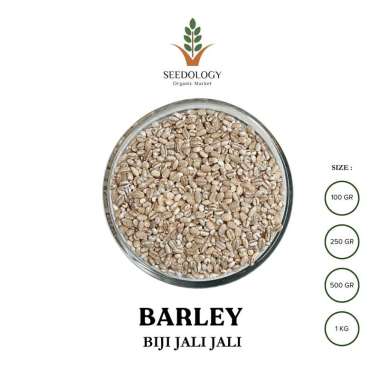 Organic Barley 250gr - Biji Jali-Jali / Natural Pearl Barley