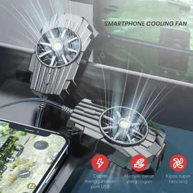 TaffGO Smartphone Cooling Fan Kipas Pendingin Gaming