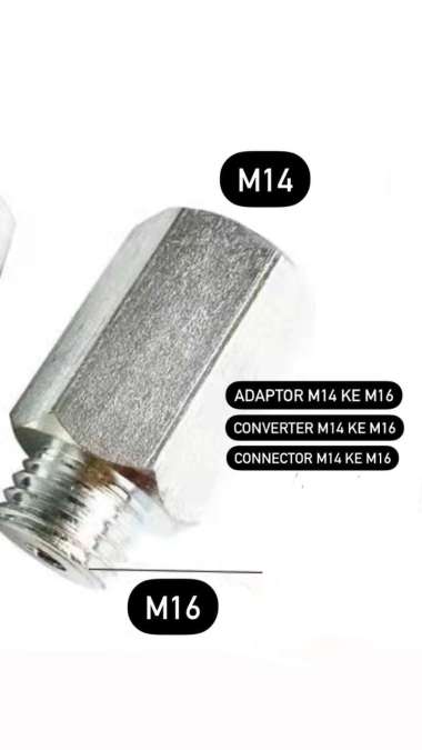 Adapter Adaptor Connector Konektor M14 ke M16