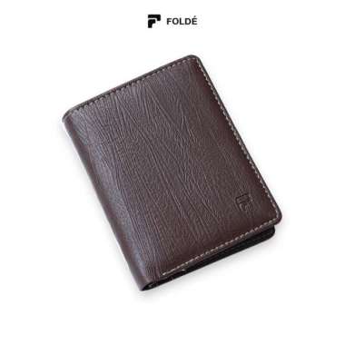Folde Terra Vertikal - Dompet Kulit Fashion Pria Hickory Brown Vertikal Hickory Brown
