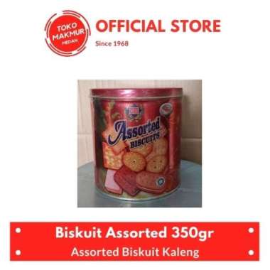 BISKUIT KALENG ASSORTED ANEKA RASA 300GR - ROTI KALENG ROTI + BUBBLEWRAP