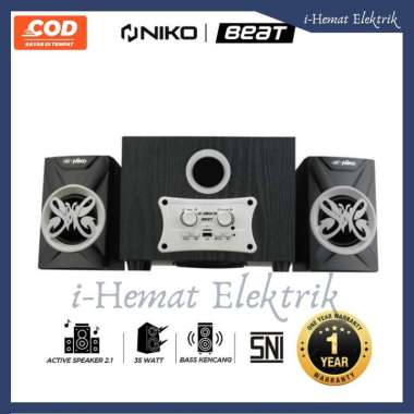 Speaker TV ukuran Besar Niko Slank Beat Speaker karaoke Speaker Portable Speaker Bluetooth Speaker f