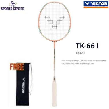 New Raket Badminton Victor Thruster K 66 / TK 66 / TK-66 I (+-66g)