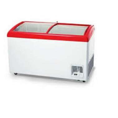 Maspion Chest Freezer Box Sliding Glass 400L Uchida UFH-400C UFH 400C