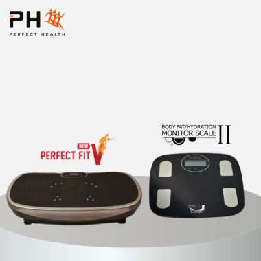 Bundling Body Slimmer Getar Perfect FitV + Timbangan Badan Digital Body Fat Scale II
