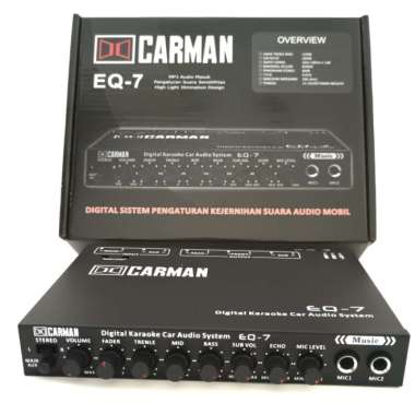 Parametrik Equalizer Carman EQ-7 Preamp Karaoke Carman