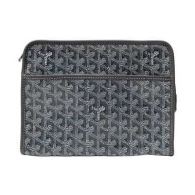 Goyard Trousse Jouvence MM Clutch Bag Grey Grey