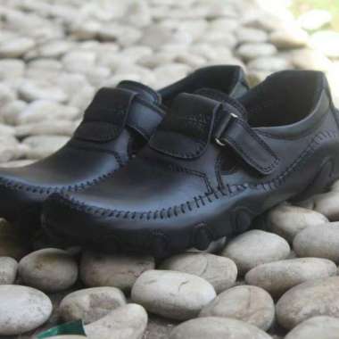 Garage R - Sepatu Fashion Pria Model Slip On Kulit Sapi Asli Merk Blackmaster Buffon Original 4 Vari
