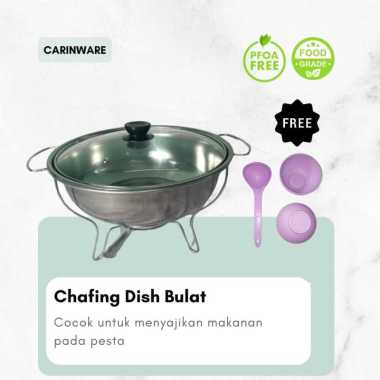 Carinware Bowls Prasmanan / Chafing Dish Stainless Steel ware bowls prasmanan random