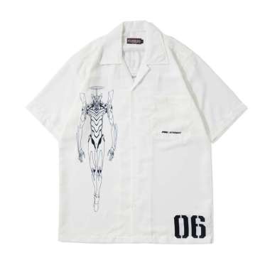COLLAR SHIRT | UNIT-06 WHITE | EVANGELION X AFTRSNDYS X FTH XXL