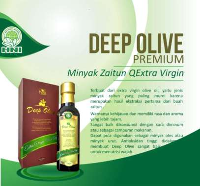 DEEP OLIVE 250 ML minyak zaitun mesir HNI HPAI original