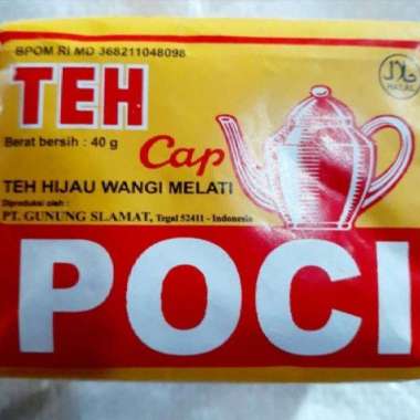 teh poci teh tubruk kemasan kuning teh poci teh tubruk 40 gram per pack isi 10 pcs