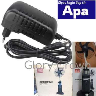 Charger Adaptor Kipas Angin Uap Air Merk Apa 16 Humidifier Misty Fan Ace Hardware Adaptor Lengkap