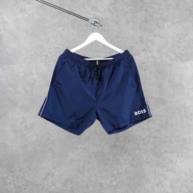 Celana HUGO BOSS STARFISH STRIPE WHITE NAVY SHORT PANTS 100% ORIGINAL 2XL