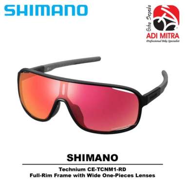 Shimano Technium Kacamata Sepeda CE-TCNM1-RD Ridescape Road Lens Cycling Eyewear Sunglasses