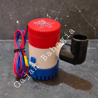 Pompa celup kapal Mini Bilge Pump 1100 GPH DC 12V Submersible Kolam