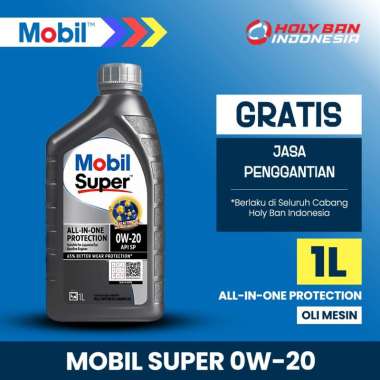 MOBIL SUPER ALL-IN-ONE PROTECTION 0W-20 - OLI MESIN 4 Liter
