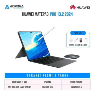 HUAWEI MATEPAD PRO 13.2 | KIRIN 9000S | 12GB RAM | 256GB ROM | GOLDEN BLACK