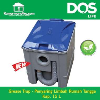 Dos Grease Trap Alat Perangkap lemak Cocok Untuk Rumah restoran 15 ltr