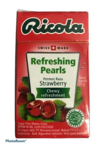 Ricola Strawberry Pearls 25gr