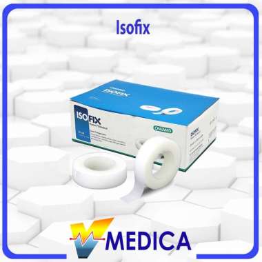 Isofix Plester Roll Transparan / Plester Luka Non Woven / Pelindung Luka