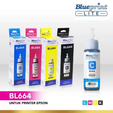 Blueprint Lite for Tinta Printer Epson T664 Tinta Epson L120 L310 L130 Yellow