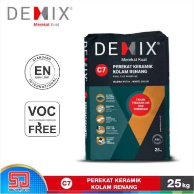 Semen Instan DEMIX C7 Perekat Keramik Kolam Renang Mortar Instant