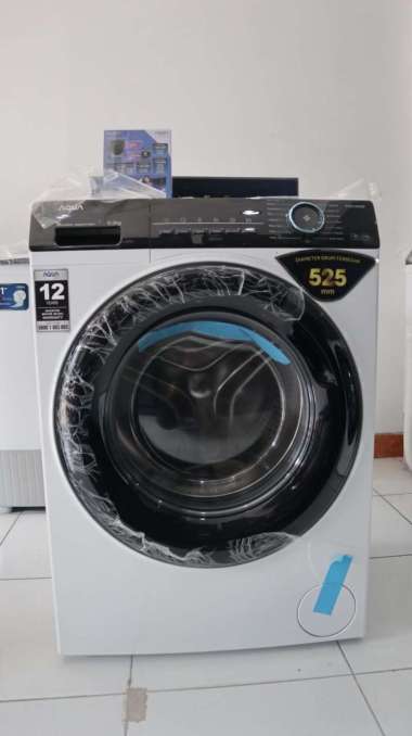 MESIN CUCI FRONT LOADING AQUA JAPAN FQW850BF FQW 850 BF 8 KG