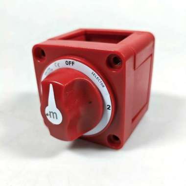 300A Cut off 3 Selection Switch Aki Mobil Engine Cut Off Karavan Kapal Pesiar Merah