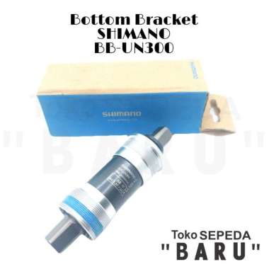 TB - Bottom Bracket BB SHIMANO UN 300 (Tanpa Baut) ORIGINAL New 113mm