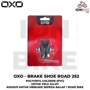 Karet Rem Sepeda Balap OXO 252 Brake Shoe Shoes Brakeshoe Brakeshoes