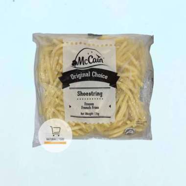 Mc Cain Kentang Goreng Original Choice 1kg French Fries Frozen Straight Cut Crinkle Shoestring, Ukur