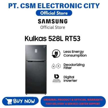 Kulkas Samsung RT53K6231BS/SE dua pintu