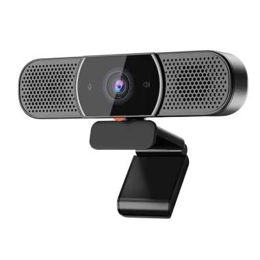 AUSDOM 2K USB PC Webcam with Microphone and Speaker, Privacy Cover - AW616