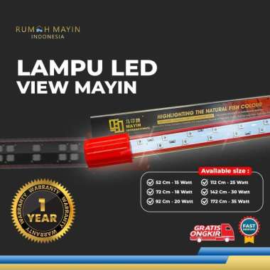 Lampu LED View MAYIN Aquarium ikan Arowana / Arwana 92cm Packing PVC