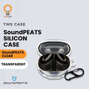 Earphone Case TPU Case Transparan Bening untuk SoundPeats Clear