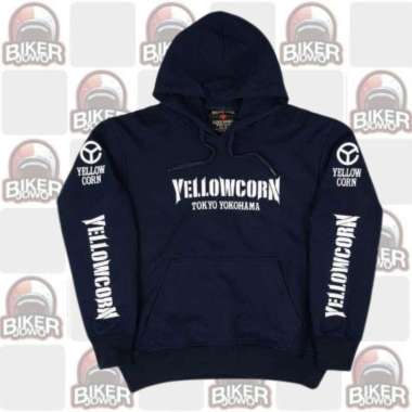 Hoodie Motor Yellow Corn YT-028 - YT-029 - Collection Yc Japan Jamper Bikers Hoodie YT-028 NAVY L