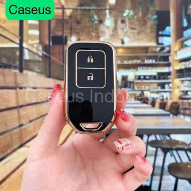 Cover Kunci Mobil & Motor For Honda Luxury Mewah Motif Warna Glossy + Gantungan Casing Kunci Mobil M