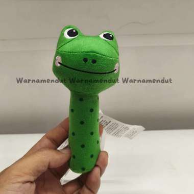 Mainan Boneka Kerincingan Katak Kermit Utk Balita Dibawah 1 thn SAND WMO IK4479