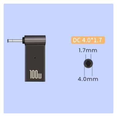 Type-C Female PD to DC Power Converter Adapter Onefiber 4.0 x 1.7