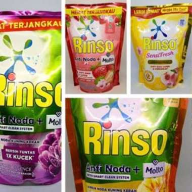 Rinso Molto Detergent Cair Deterjen 510 ml / Rinso Cair Korean Strawberry