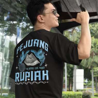 KAOSBRO - Kaos PEJUANG RUPIAH - 100% Cotton Combed - Kaos Unik - Pria dan Wanita - Kartun Klasik Hit