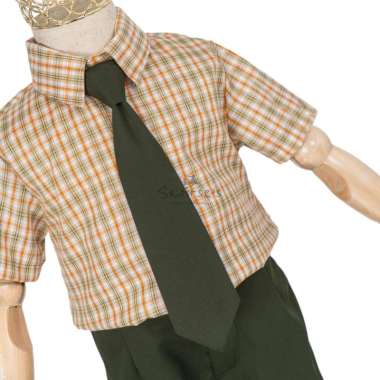 SAOIRSE'S Eunji Uniform - Setelan Seragam Sekolah PAUD/TK Anak Perempuan Laki Laki Korean Motif Kota