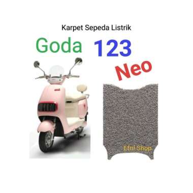 Karpet Sepeda Listrik Goda 123 Neo Goda Neo 123 HITAM
