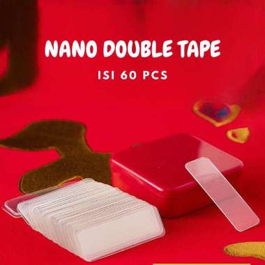 Perekat Lem Nano Stiker Double Tape