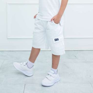 Rodeo Junior Celana Pendek Anak Laki Putih/ Short Pants Boy White/ RJ Merah Putih 12 tahun