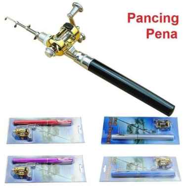 PANCINGAN PULPEN FISHING ROAD SET ALAT JORAN PANCING PEN MINI PORTABLE 20 HITAM