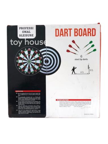 DART GAME BESAR 17 inch - Papan Dart Board Besar Ukuran 43 cm