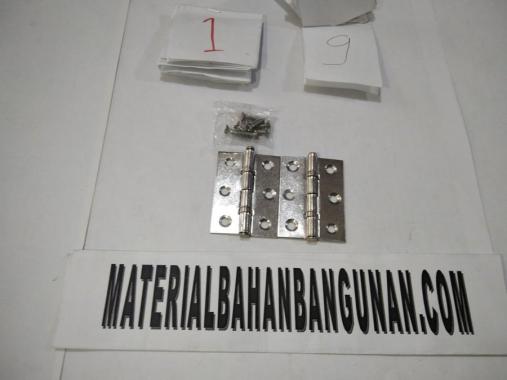 engsel tipis stainless 2 inch penghubung kusen jendela lemari pintu